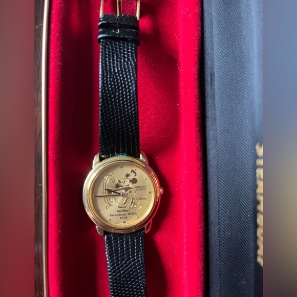 His/Hers Seiko Steamboat Willie Mickey Limited Edition Vintage